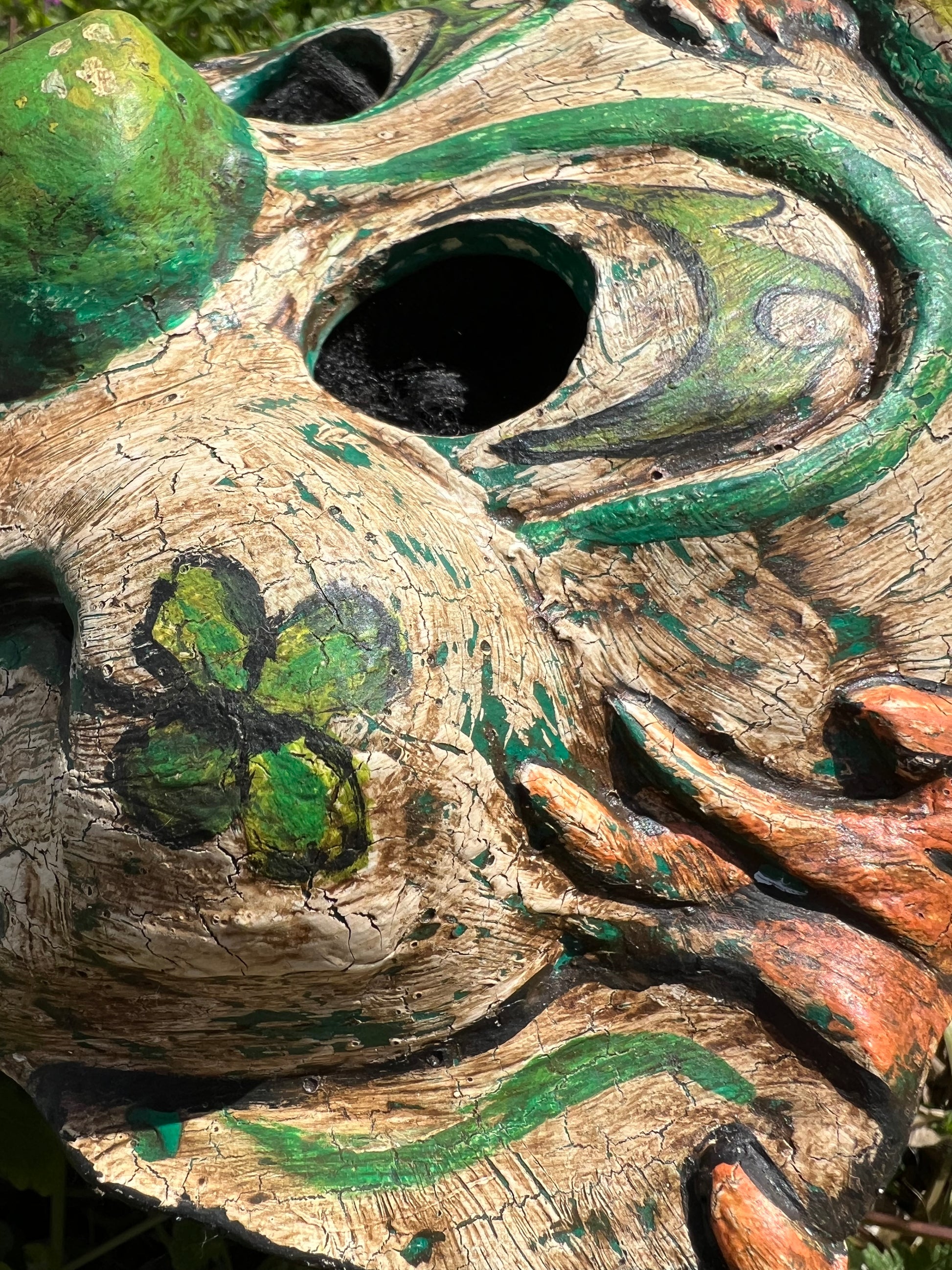 "Clovergrin" Retro Clown Mask
