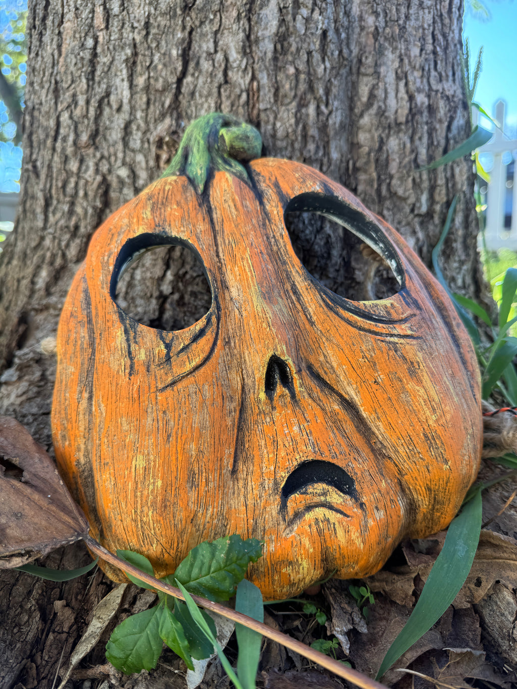 Stump - Art Exhibit Displayed