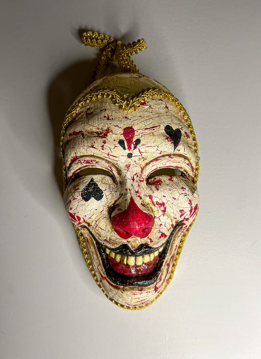 "Heart of Gold" Clown Mask