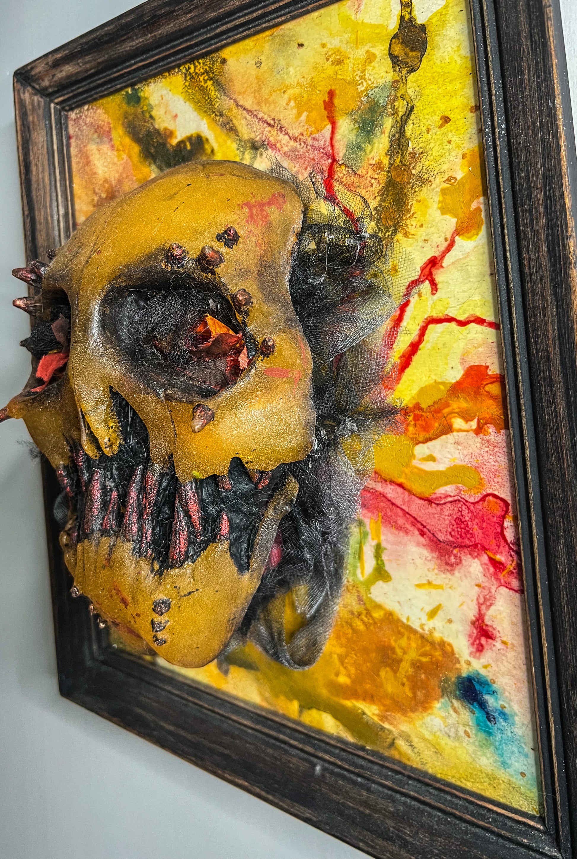 “Best of Show” Award 2023- Interactive, Framed “Fallen Fury”