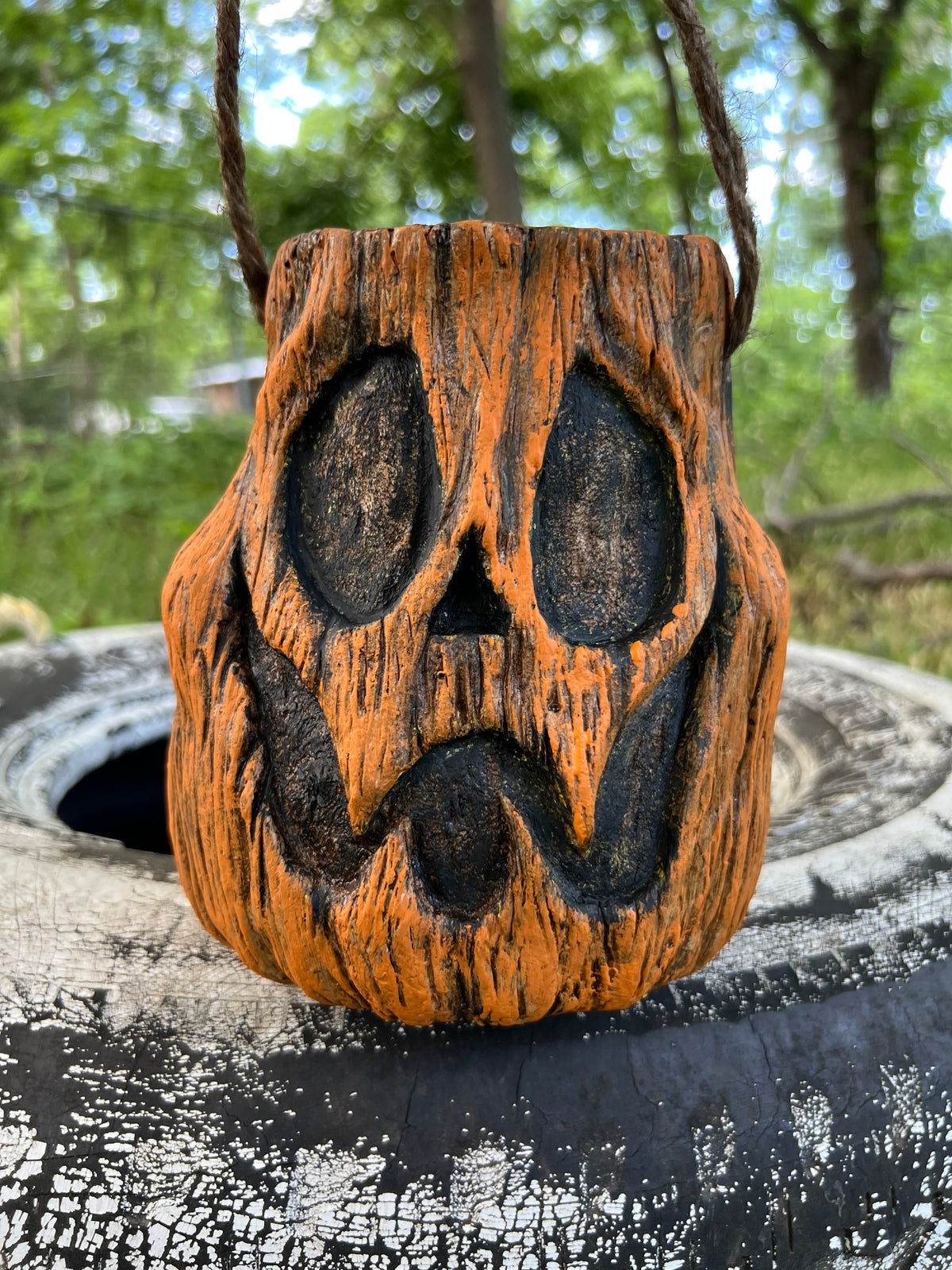 The Sapling Sucker Handmade Candy Trick or Treat Bucket