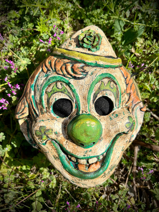 "Clovergrin" Retro Clown Mask