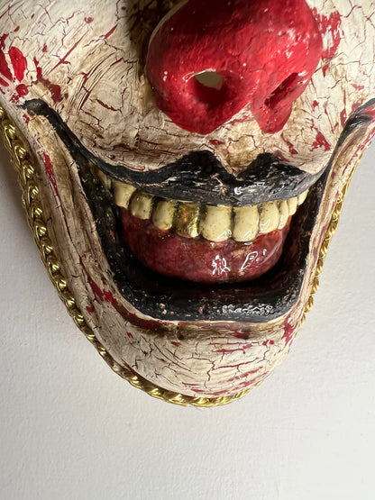 "Heart of Gold" Clown Mask