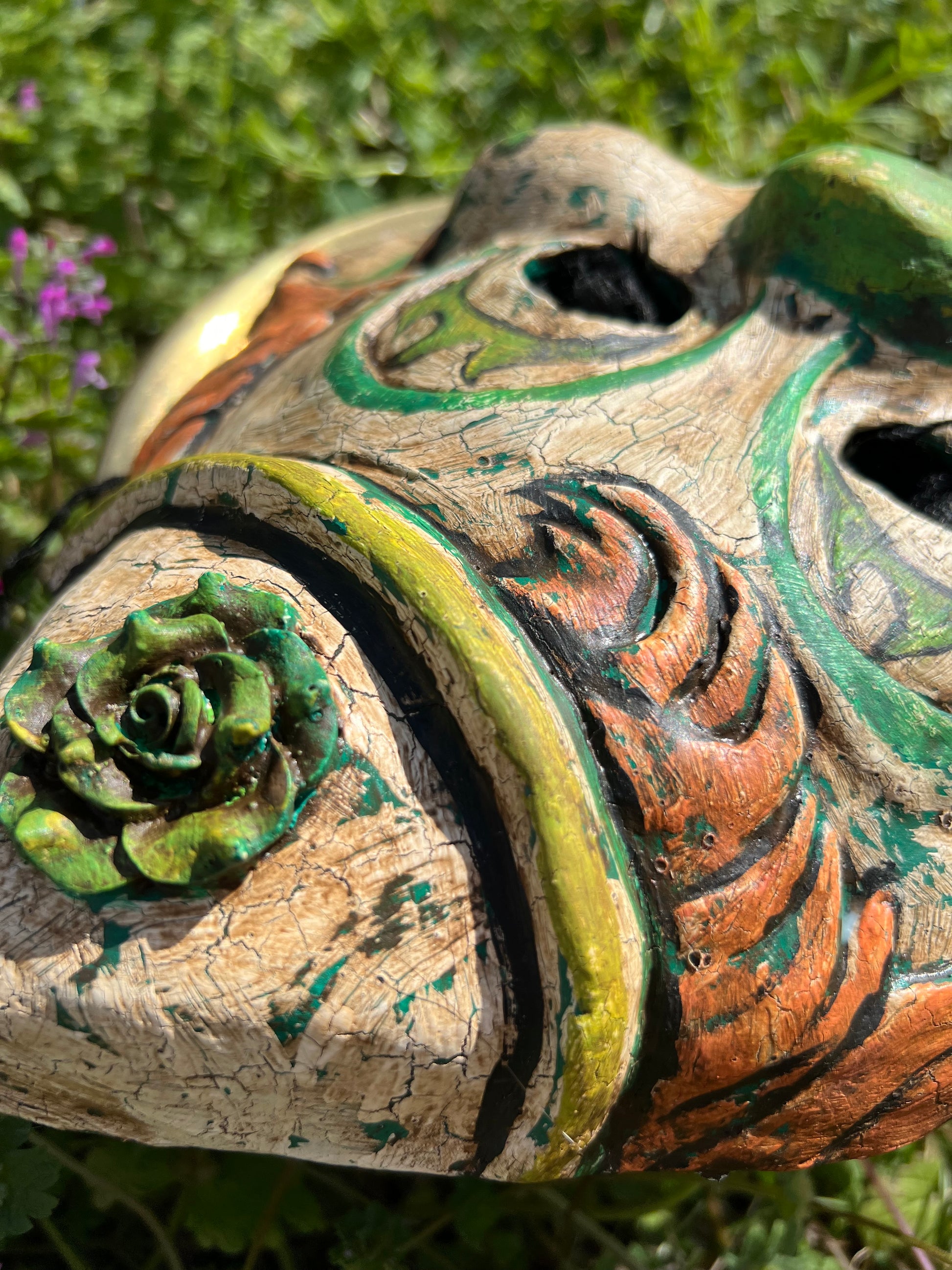 "Clovergrin" Retro Clown Mask