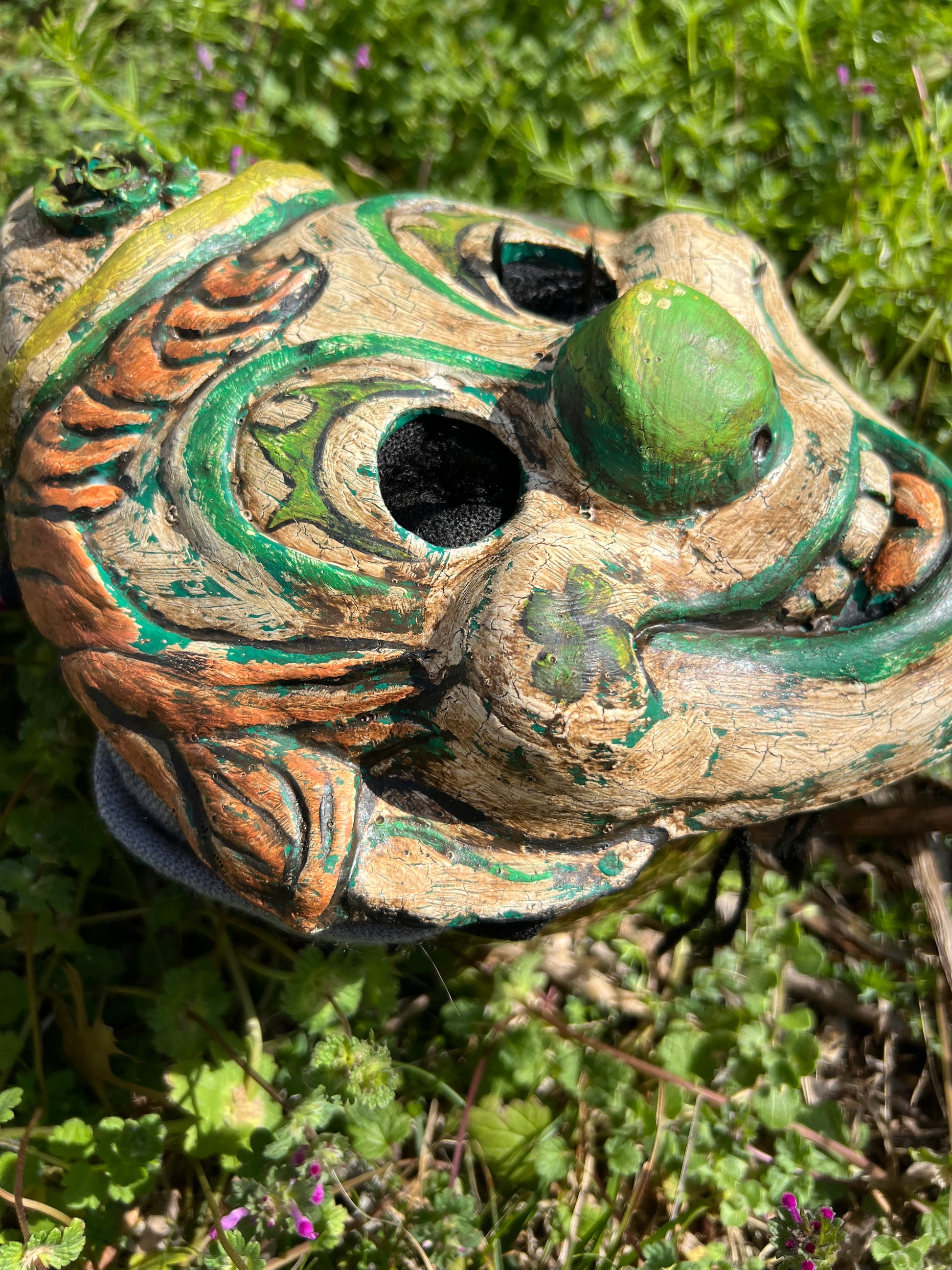 "Clovergrin" Retro Clown Mask