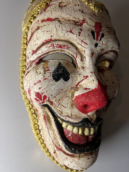 "Heart of Gold" Clown Mask