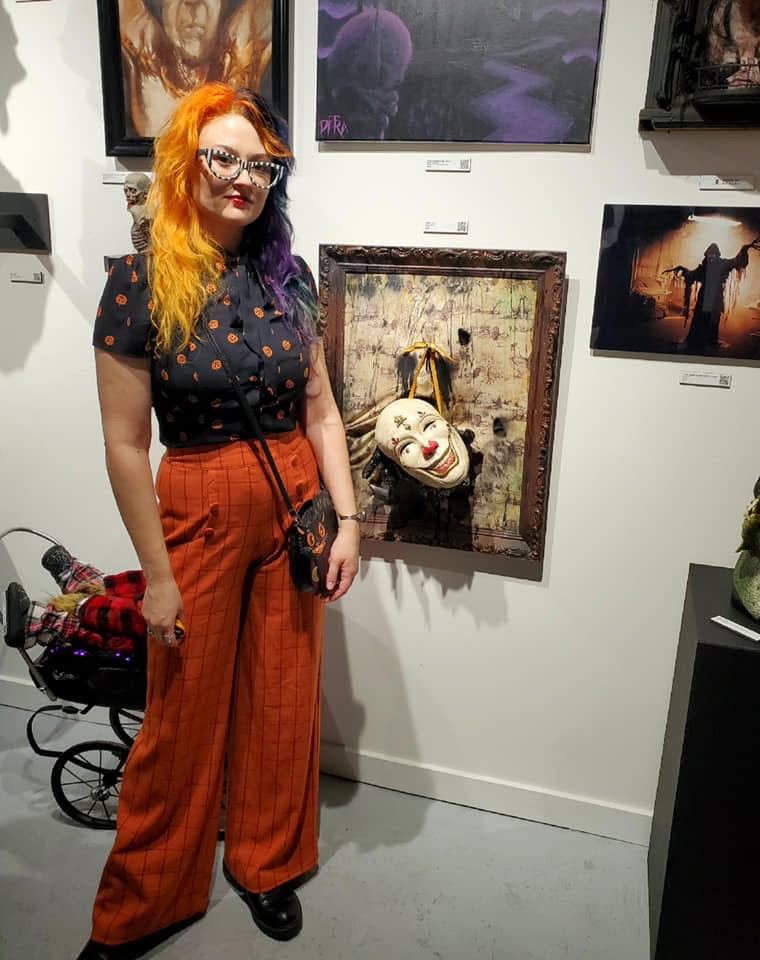 Large Duality of Monsters Exhibit Artwork "Duality Offering"